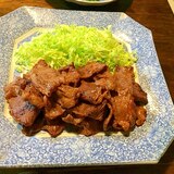 牛肉のスタミナ炒め☆春キャベツ添え